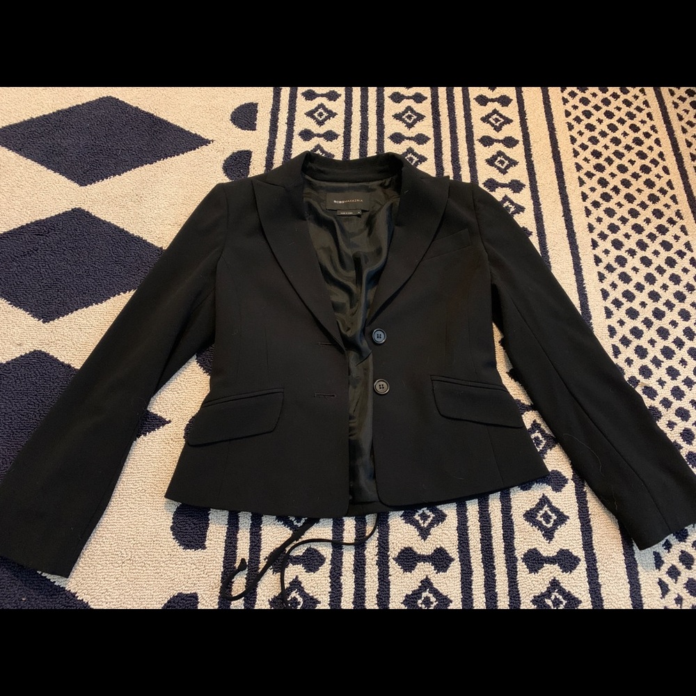 BCBG Black Fitted Blazer